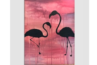 Paint Nite: Flirty Flamingo